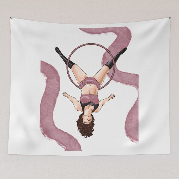 Item preview, Lyra Aerial Hoop Performer - Blush Wine designed and sold by Robyn Adams.