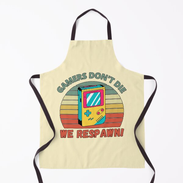 Item preview, Gamers Don't Die, We Respawn! Retro Handheld Console Vintage Sunset designed and sold by Meek-Anime.