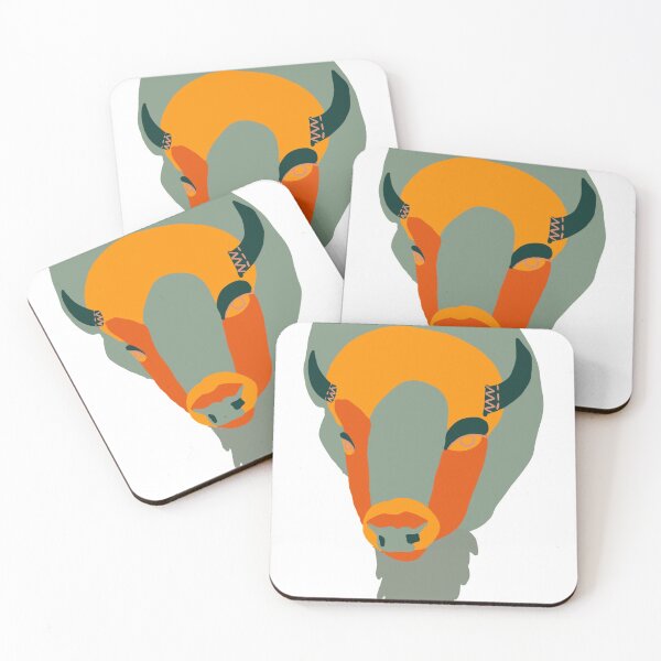 Item preview, modern bison head designed and sold by nrauter.