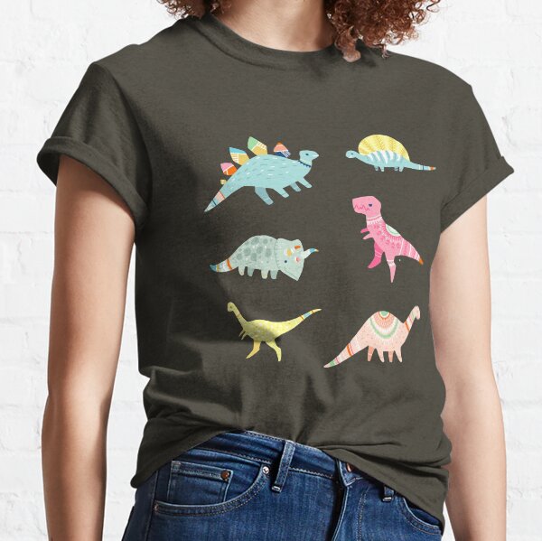 Dinosaur Pattern Classic T-Shirt