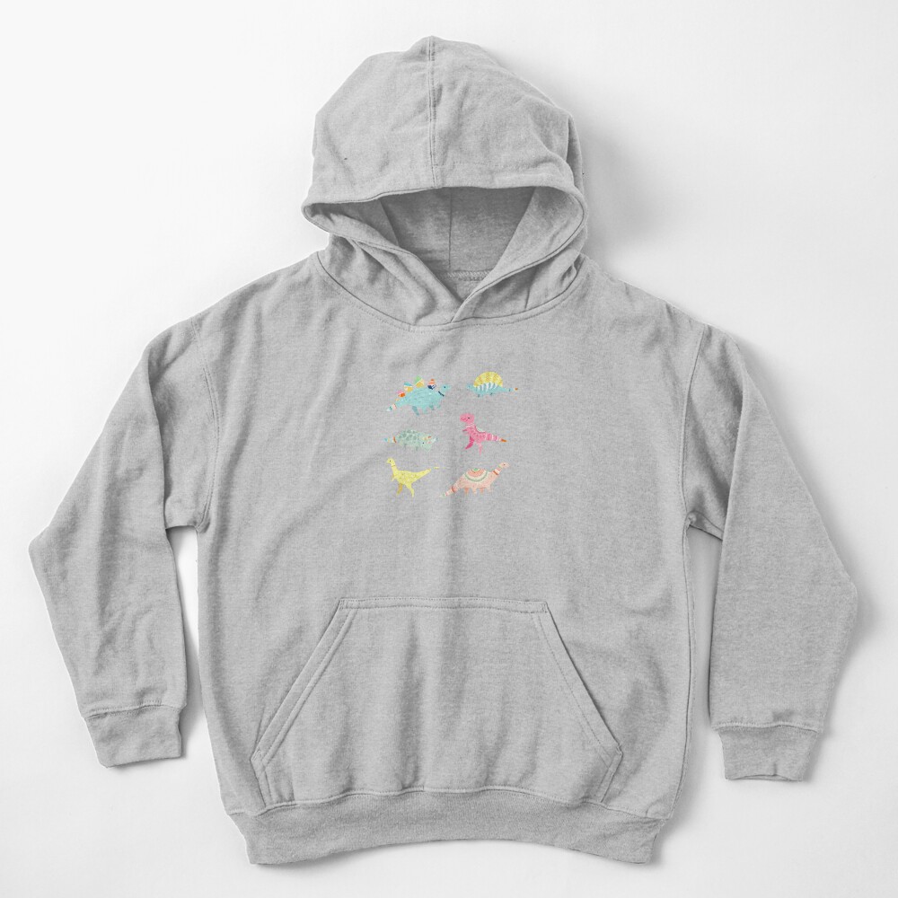 Dinosaur Pattern Kids Pullover Hoodie