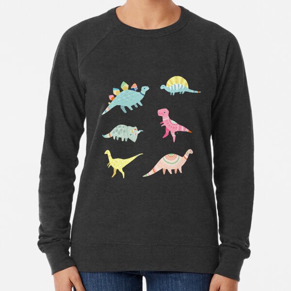Dinosaur Pattern Lightweight Sweatshirt
