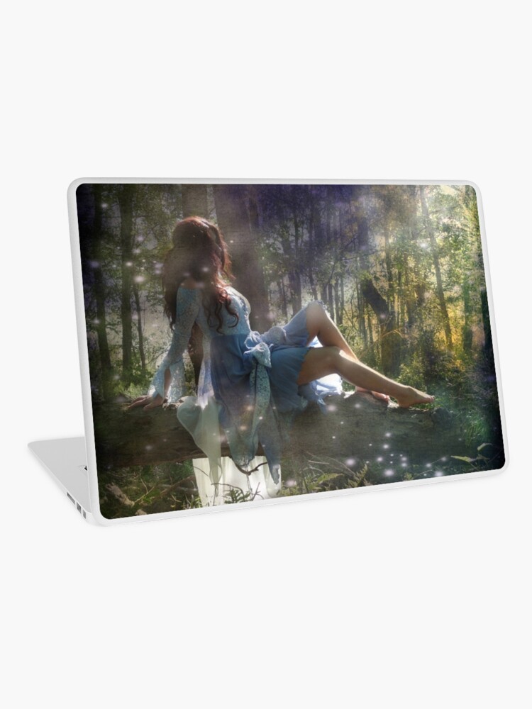 Thumbnail 1 of 2, Laptop Skin, Spring Fairies  designed and sold by KatarinaSilva.