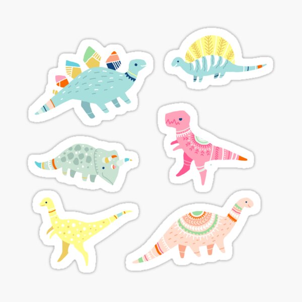 Space Dinosaur Stickers for Sale