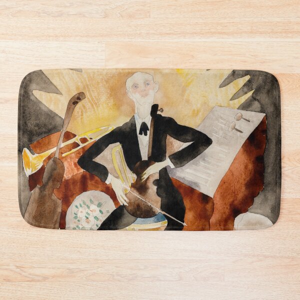 Item preview, Watercolor Painting Musician (1918) by Charles Demuth designed and sold by Designedbysm.