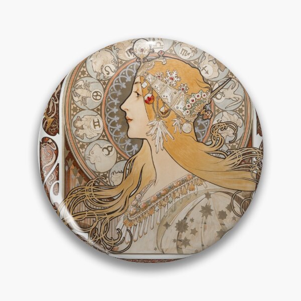 Item preview, Alphonse Mucha, La Plume, Vintage | Art designed and sold by Thermopolium.