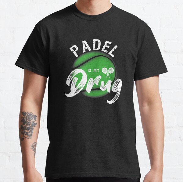 El pádel es mi droga Vintage Camiseta clásica