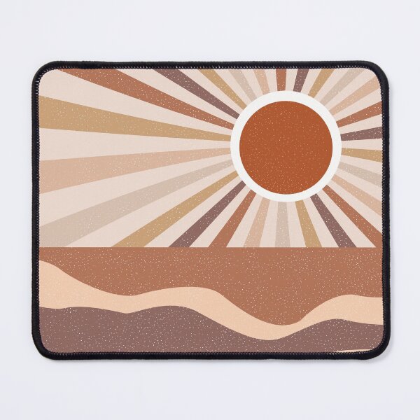 Item preview, Desert Sunrise- Mid century art designed and sold by SKdarealshop.