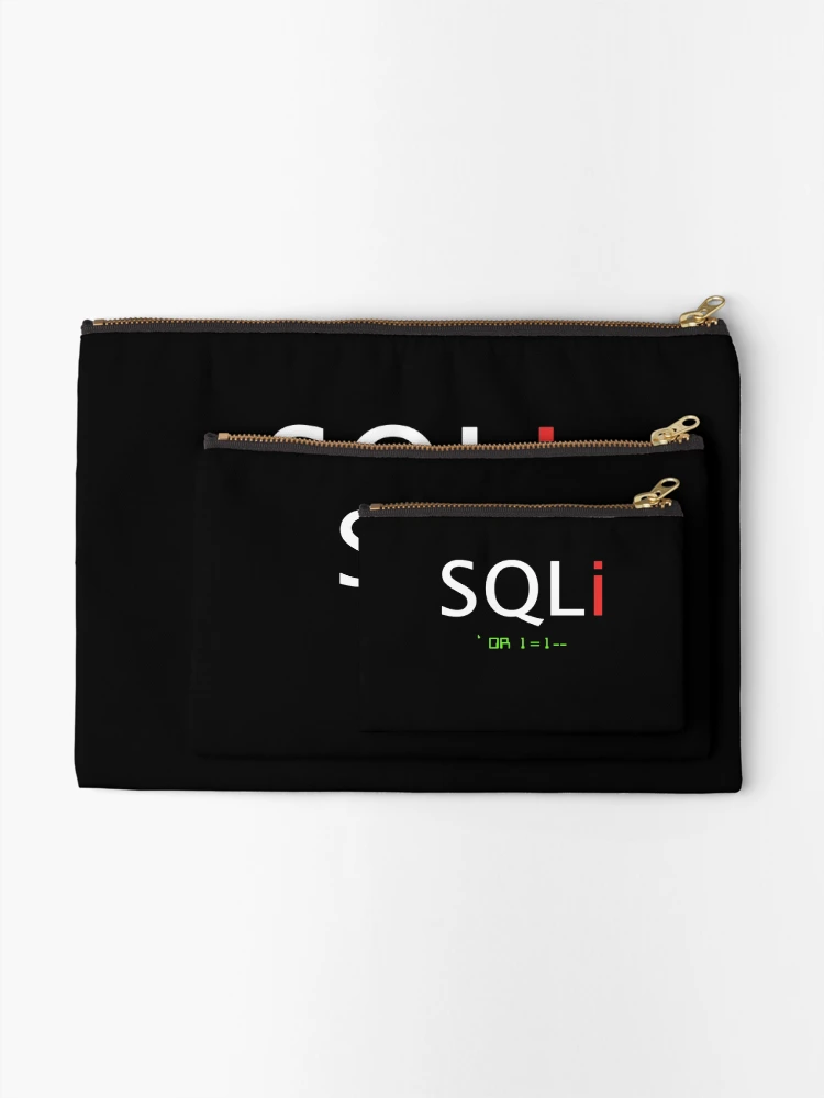 Thumbnail 2 of 4, Zipper Pouch, SQL Injection designed and sold by xd4rker.