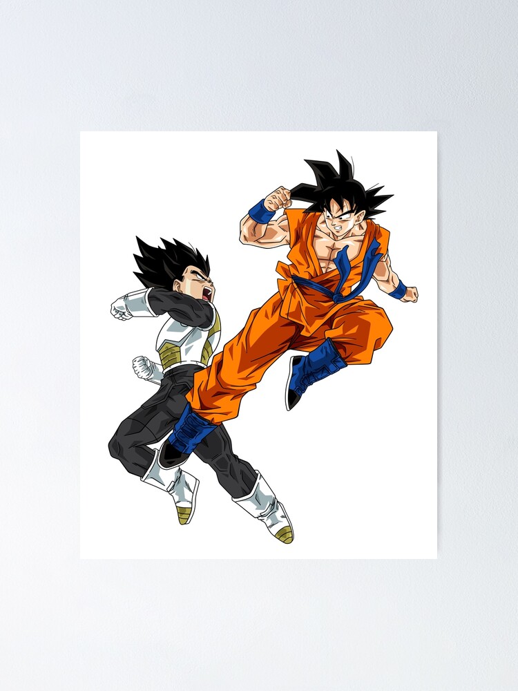 Poster Dragon Ball Z: Vegeta VS Cell  Anime dragon ball super, Dragon ball  z, Dragon ball