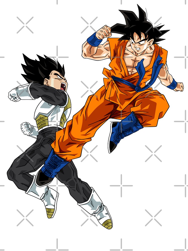 sábado caravana Fábula Camiseta para niños «Copia de Dragon Ball Z Goku x Vegeta Super Saiyan» de  JesseStoreUS | Redbubble