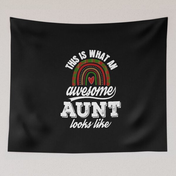 Item preview, This Is What An Awesome Aunt Looks Like Winter Rainbow designed and sold by JooArtPrints  ★★★★★.