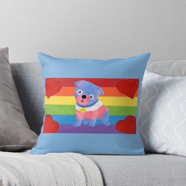 Item preview, Puck the Pride Pom-a-Pug designed and sold by K9Lovers.