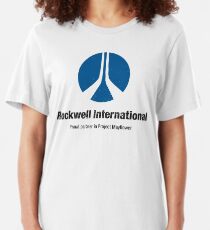 Rockwell International (Aged look) Slim Fit T-Shirt