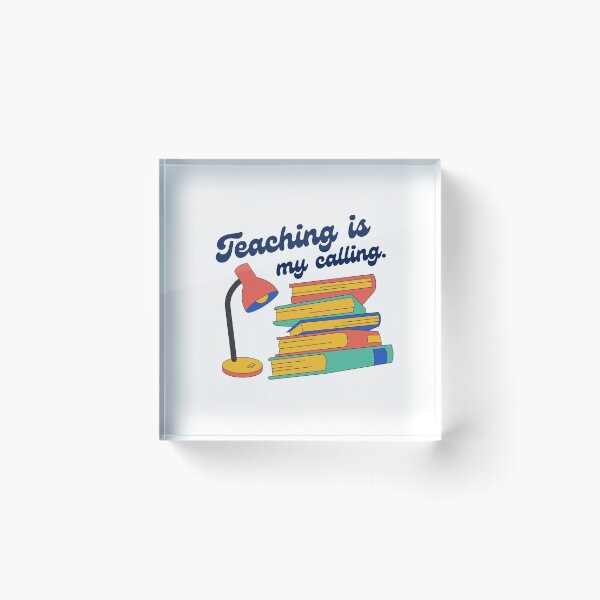Artikelvorschau, Unterrichten ist meine Berufung - cooles buntes T-Shirt-Design für Lehrer entworfen und verkauft von Prince - Bestseller ★★★★★.