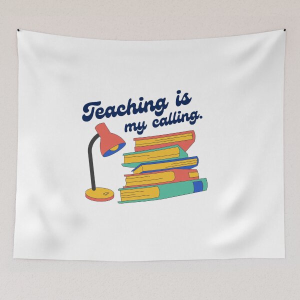 Artikelvorschau, Unterrichten ist meine Berufung - cooles buntes T-Shirt-Design für Lehrer entworfen und verkauft von Prince - Bestseller ★★★★★.