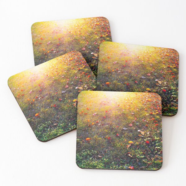 Item preview, Sun shining down on fallen leaves designed and sold by PandLcreations.