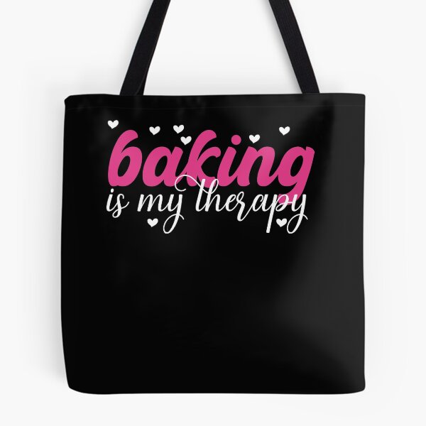 Item preview, Baking is my therapy funny and cute design for bakers baking is my life for mom for my wife for my sister for baking lovers  designed and sold by mydreamcatcher.