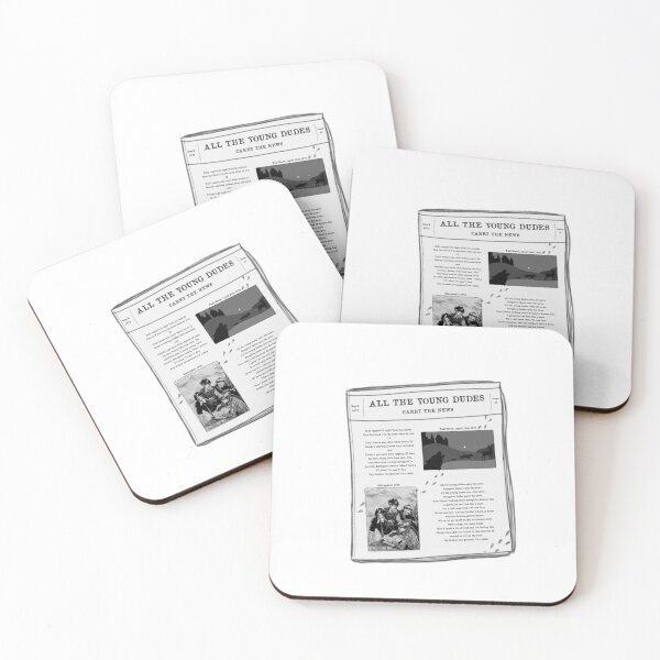 Item preview, All the young dudes newspaper designed and sold by mxdddyy.