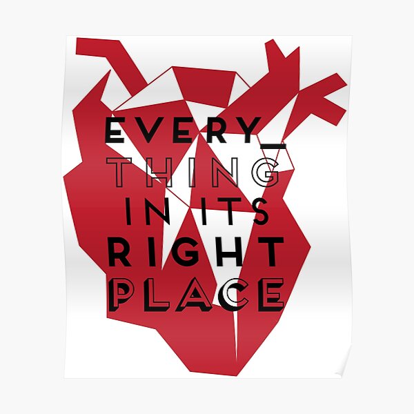 Everything in its Right Place Poster