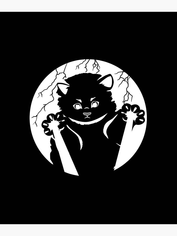 "Laser cat" Poster by Antyka Redbubble