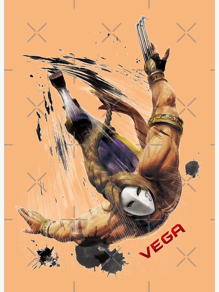 Vega, street fighter fighter Art Board Print by feria-e