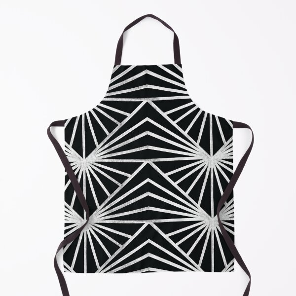 Item preview, White Rays on Black Geometric designed and sold by bevestudio.