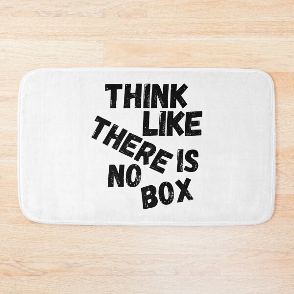 Item preview, Think Like There Is No Box, Vintage Grunge designed and sold by ACC .