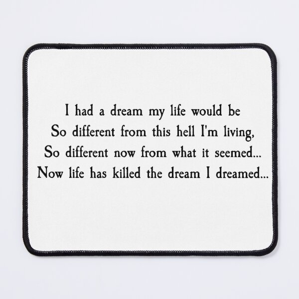 Item preview, I dreamed a dream 2 designed and sold by Backstage by Leyzel.
