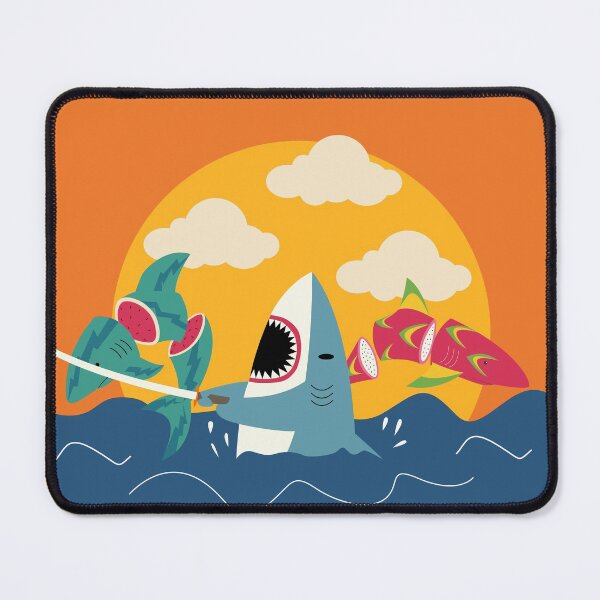 Artikelvorschau, Shark Ninja Samurai Ocean Martial Arts Früchte entworfen und verkauft von DAFIN.