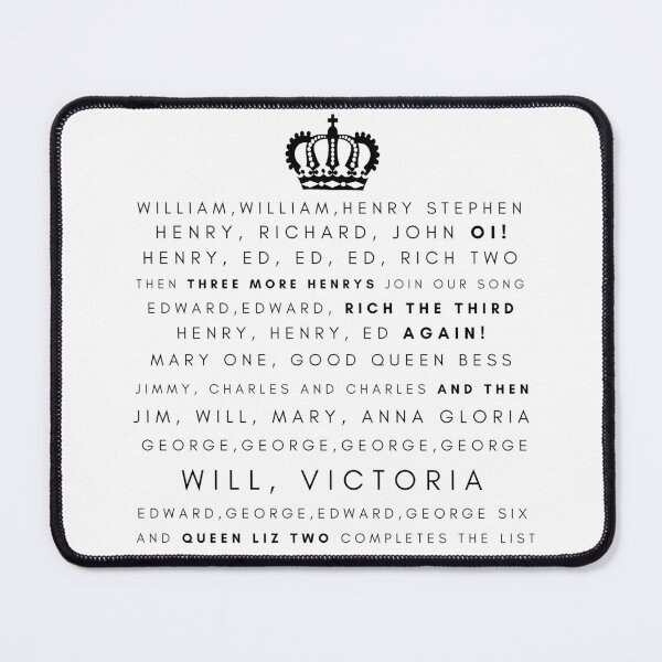 Item preview, Horrible Histories - Kings and Queens designed and sold by ButterfliesT.