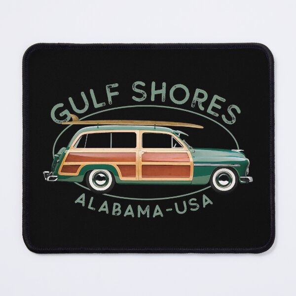 Item preview, Gulf Shores Alabama Vintage Surfing Design designed and sold by Futurebeachbum.