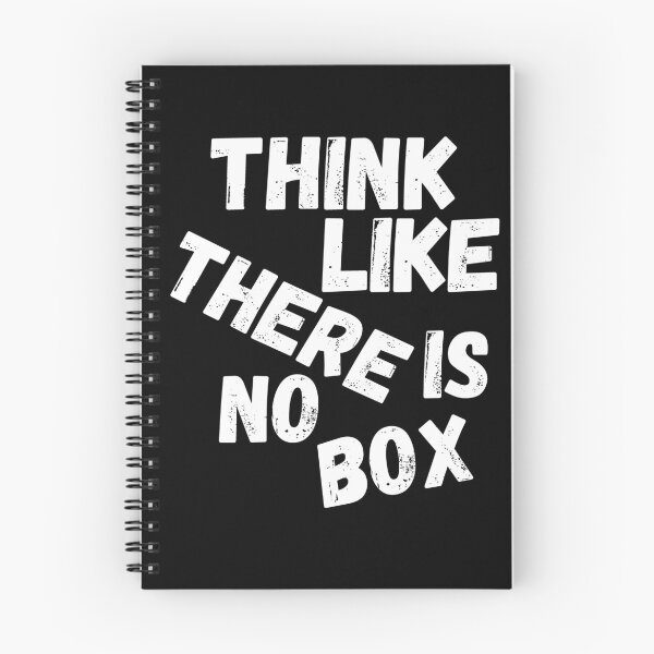 Item preview, Think Like There Is No Box, Vintage Grunge designed and sold by ACC .