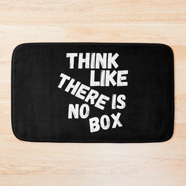 Item preview, Think Like There Is No Box, Vintage Grunge designed and sold by ACC .