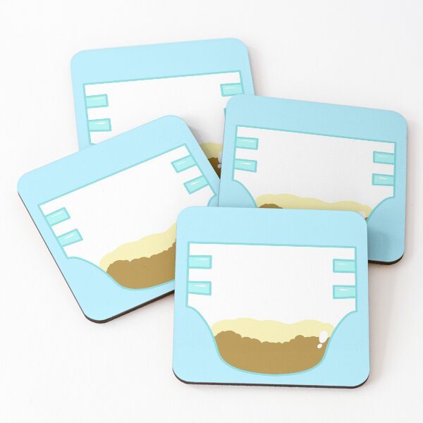 Item preview, Wet & Messy Diaper Logo designed and sold by PaddedLittleBoy.
