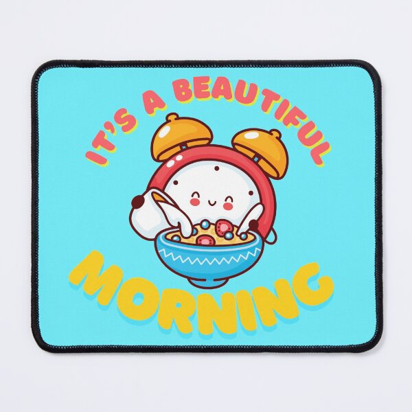 Item preview, It’s A Beautiful Morning Kawaii Cereal designed and sold by Erie-Cole.