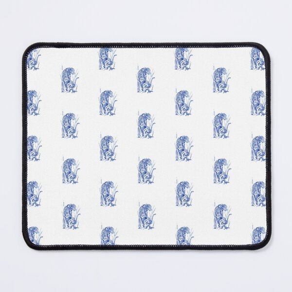 Item preview, Blue and White Tiger designed and sold by KhuKhuZ.