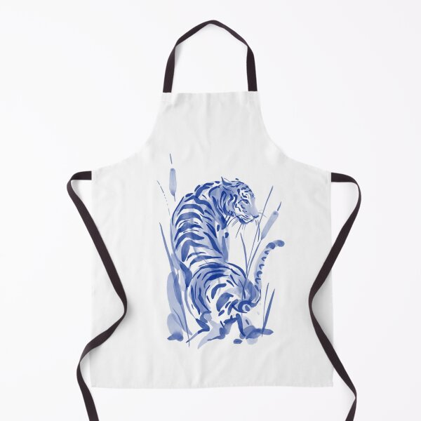 Item preview, Blue and White Tiger  designed and sold by KhuKhuZ.