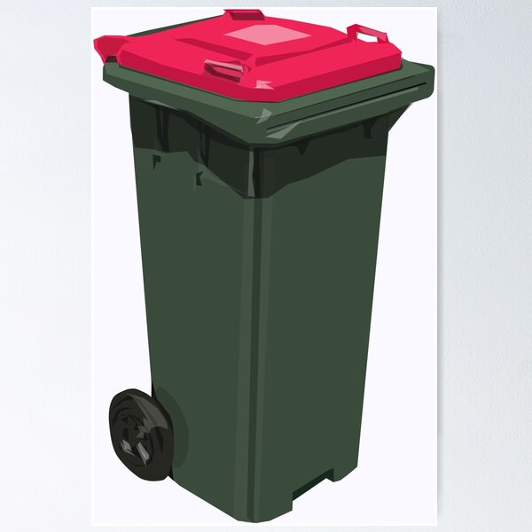 Item preview, Aussie Rubbish Bin designed and sold by ZarditDesigns.
