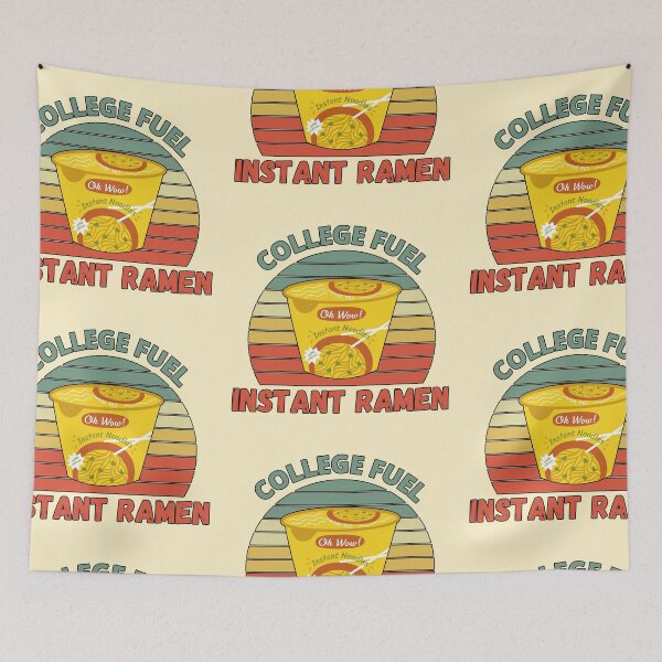Item preview, College Fuel - Instant Ramen designed and sold by Meek-Anime.