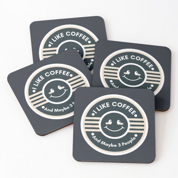 Item preview, I Like Coffee And Maybe 3 People designed and sold by SunfullyYours.