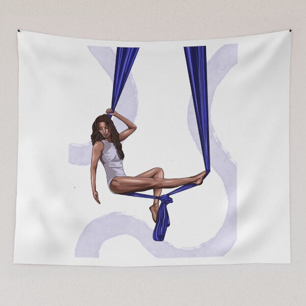 Item preview, Silk Aerialist Performer - Lapis Mist designed and sold by Robyn Adams.