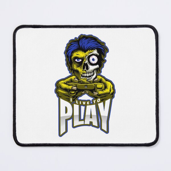 Item preview, I live to play - Halloween Gaming Special designed and sold by 2-Of-A-Kind.