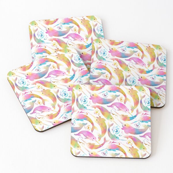 Item preview, Rainbow Narwhals  designed and sold by Perrin Le Feuvre.