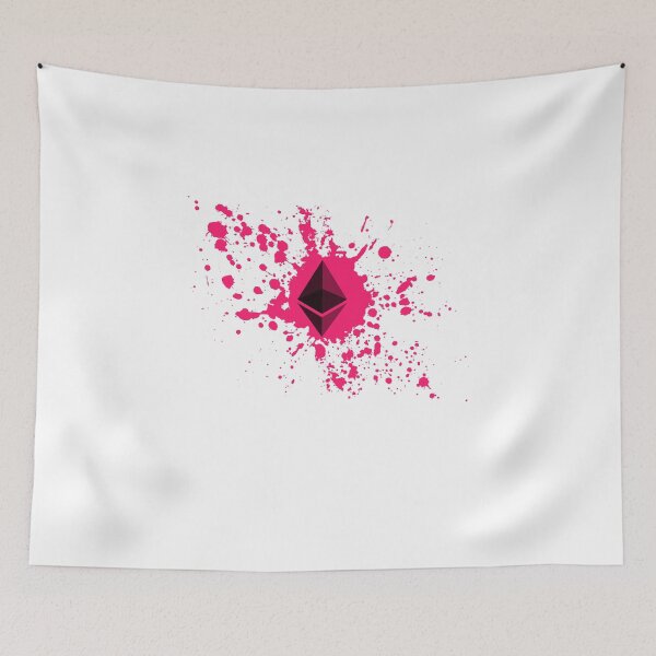 Item preview, Ethereum Paint Splatter Crypto Design designed and sold by Funny-Tees4U.