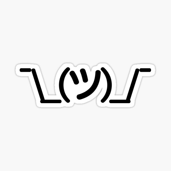 Item preview, IDK Text Emoji Face designed and sold by Biochao.