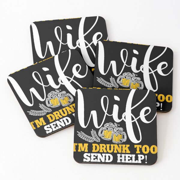 Item preview, Womens I'm The Wife I'm Drunk Too Send Help Couple Drinker Matching designed and sold by darrelltorres.
