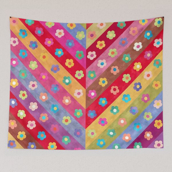 Item preview, Grandma Hippie Scrappy Quilt Shawl  designed and sold by Octavia Soldani.