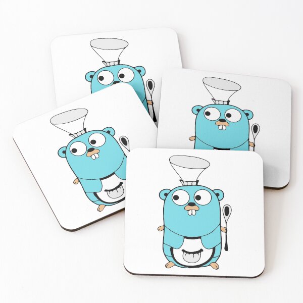 Item preview, Golang Gopher Go Chef designed and sold by THEMADBRUSH.