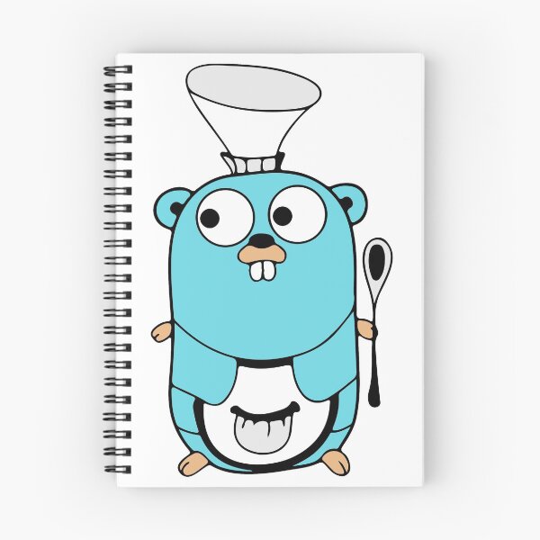 Item preview, Golang Gopher Go Chef designed and sold by THEMADBRUSH.